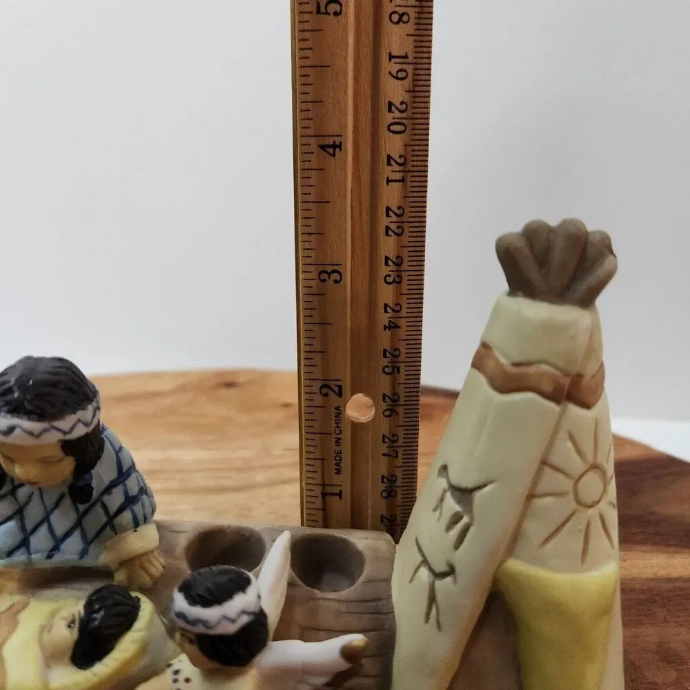 MSR Imports 1993 Native American Nativity Advent Candle Holder – Figurine